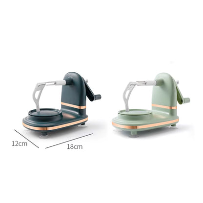 New Hand-Cranked Manual Fruit Peeler Multifunctional Apple Pear Kitchen Peeler Slicing Tool with Spare Blades